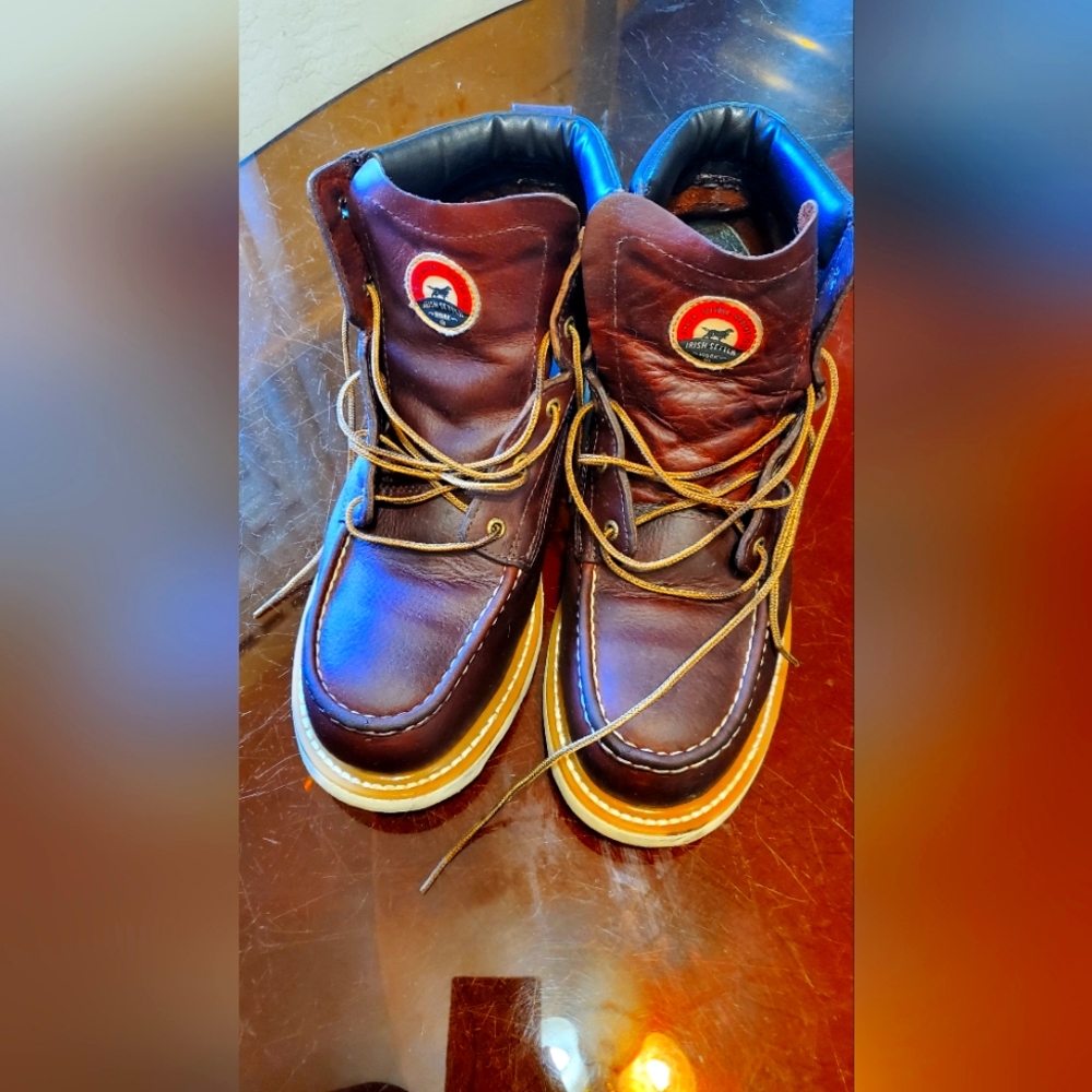 Red Wing Irish Setter work boots 100% leather 11.5 men's Brown